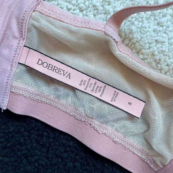 Dobreva Pink Lace Bralette XS - Picture 3 of 3